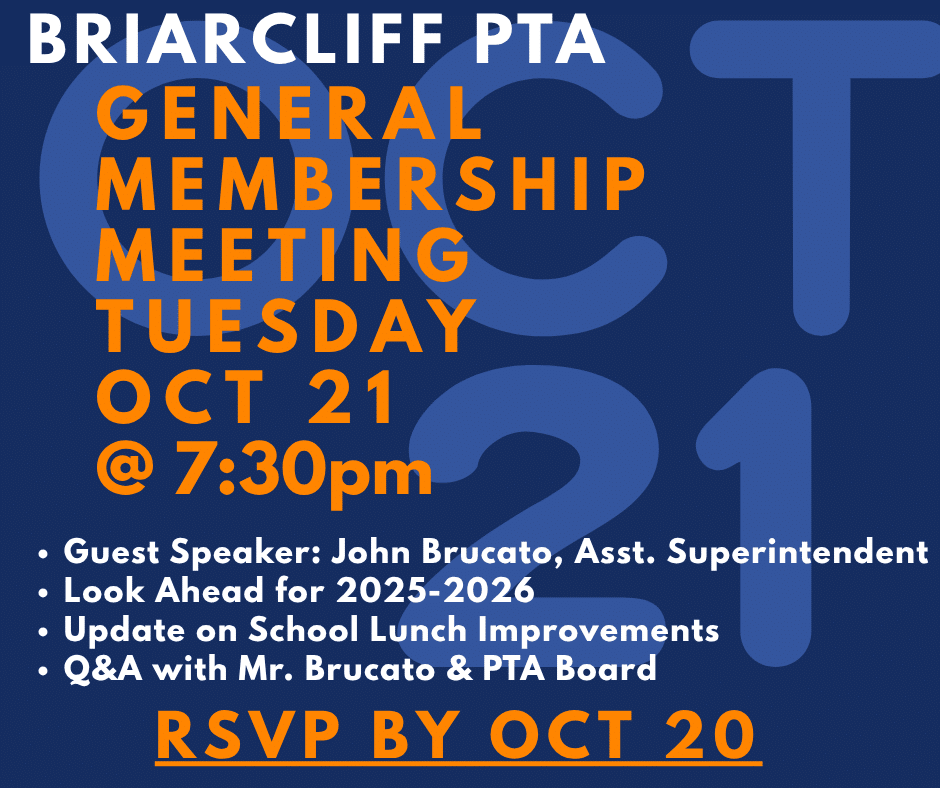 BPTA General Membership Meeting Flyer